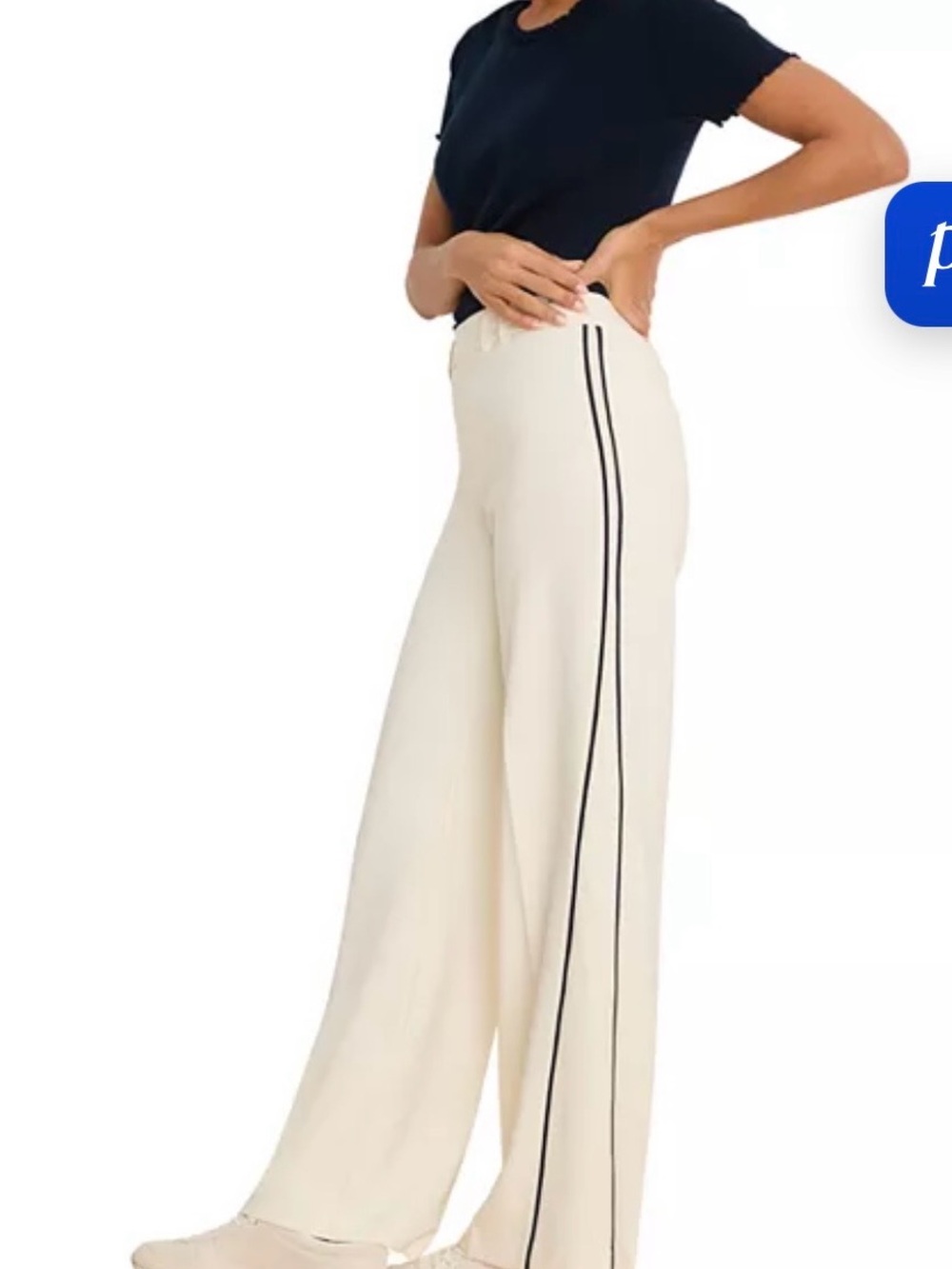 Rachel Zoe Ecru Tux Designer Trouser Size 2 Tall Friendly NWT Machine Wash